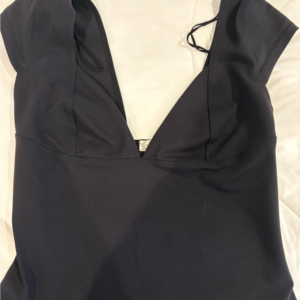 Elegant Black V-Neck top